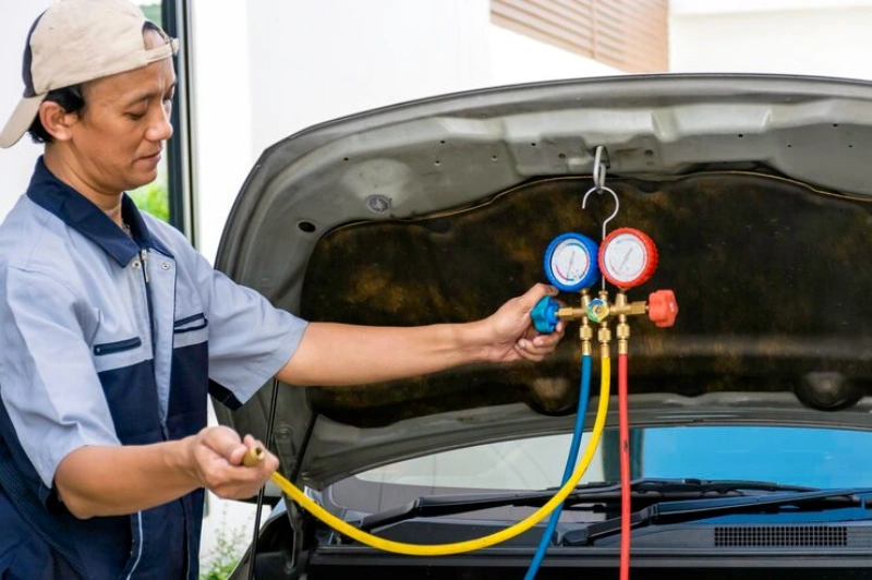 Conserto de ar condicionado veicular